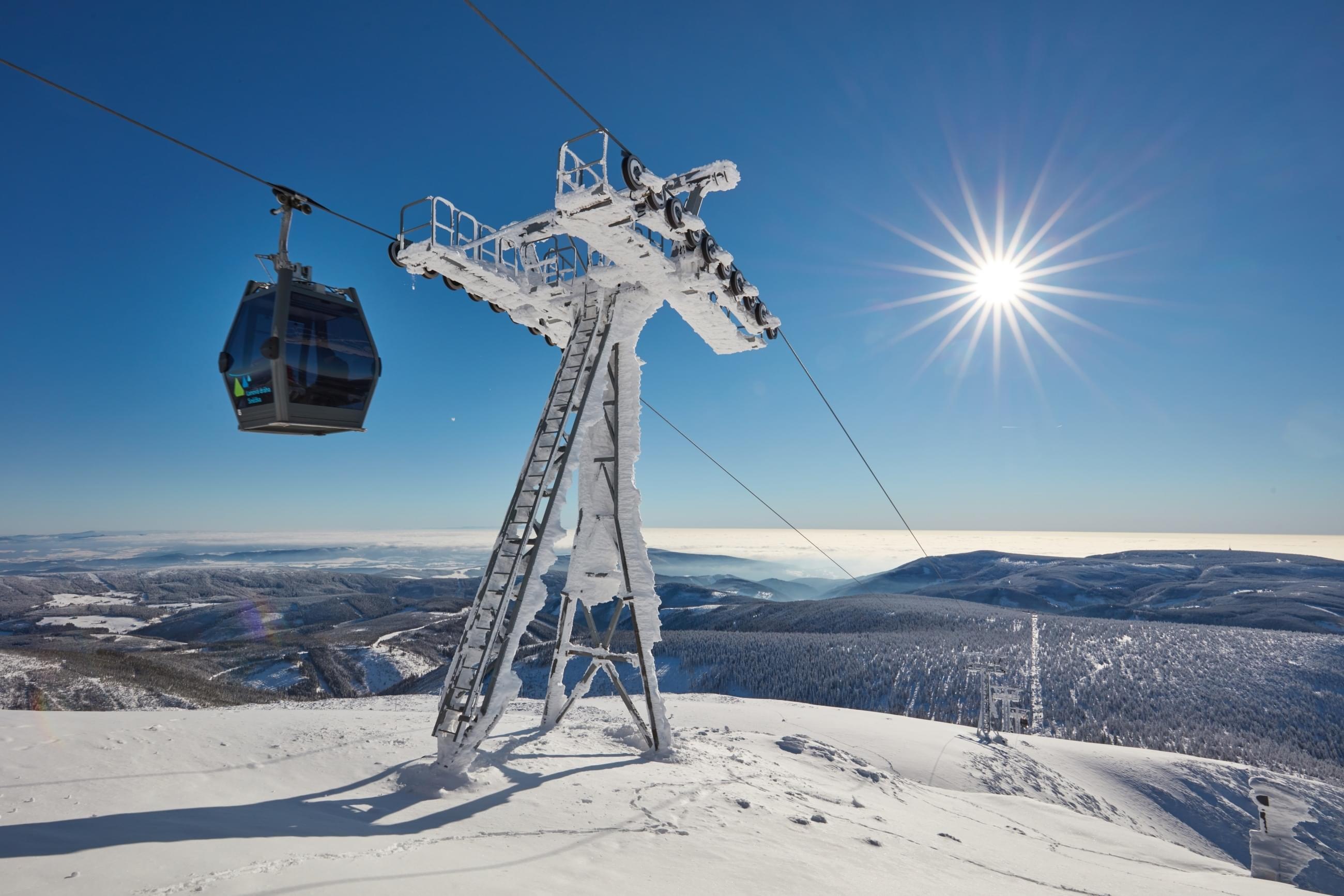 Schneekoppe und Seilbahnen - Hotel Horizont Pec pod Sněžkou