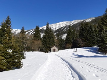 Giant Valley with a chapel, Giant Mountains