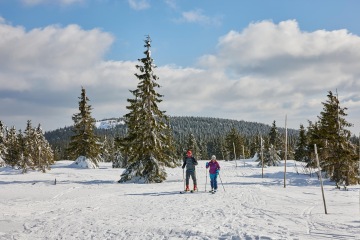 Na skialpech kolem Pece