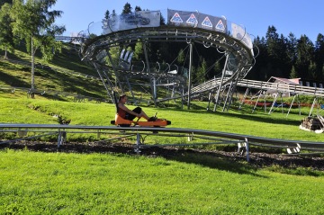 Bobsled track at the Relax Park