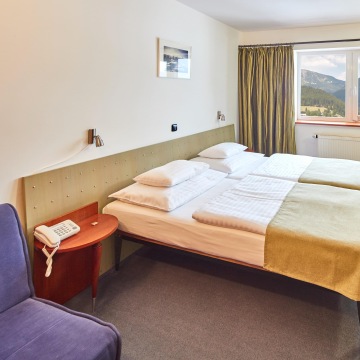 Double room with extra beds, Hotel Horizont, Pec pod Sněžkou, Giant Mountains