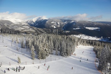 Ski Resort Černá - hora Pec, Giant Mountains, Snezka
