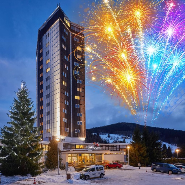 Zell silvester neujahr prosit jahreswechsel berner Silvester im Riesengebirge - Hotel Horizont Pec pod Sněžkou